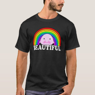 Camiseta Blobfish es Bella Blobfish Meme Arcoiris