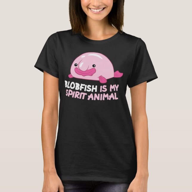 Camiseta Blobfish es mi Espíritu Animal Gracioso Blobfish M (Anverso)