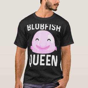 Camiseta Blobfish Genial Para Mujeres Mamá Pescadores Pesca