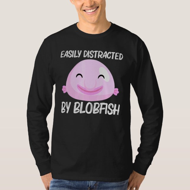 Camiseta Blobfish Guay Para Hombres Mujeres Pescadoras Pesc (Anverso)