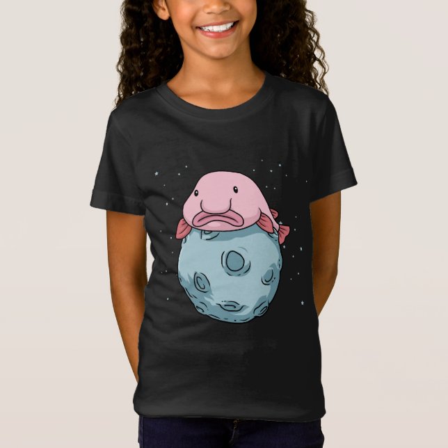 Camiseta Blobfish Moon Astronauta Gift Kids Blobfish (Anverso)
