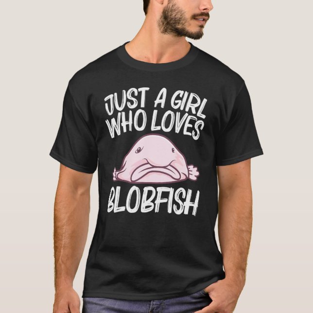 Camiseta Blobfish Para Chicas Mamá Zoológico De Pescado De  (Anverso)