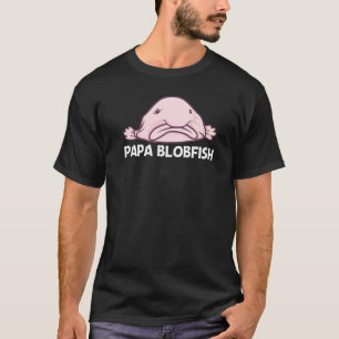 Camiseta Blobfish Para Hombres Papa Deep Sea Fish Zoo Anima