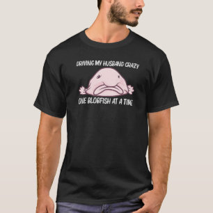 Camiseta Blobfish Para Mujeres Mamá Zoológico De Peces De M
