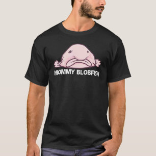 Camiseta Blobfish Para Mujeres Mamá Zoológico De Peces De M