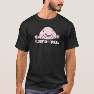 Camiseta Blobfish Para Mujeres Mamá Zoológico De Pescado De
