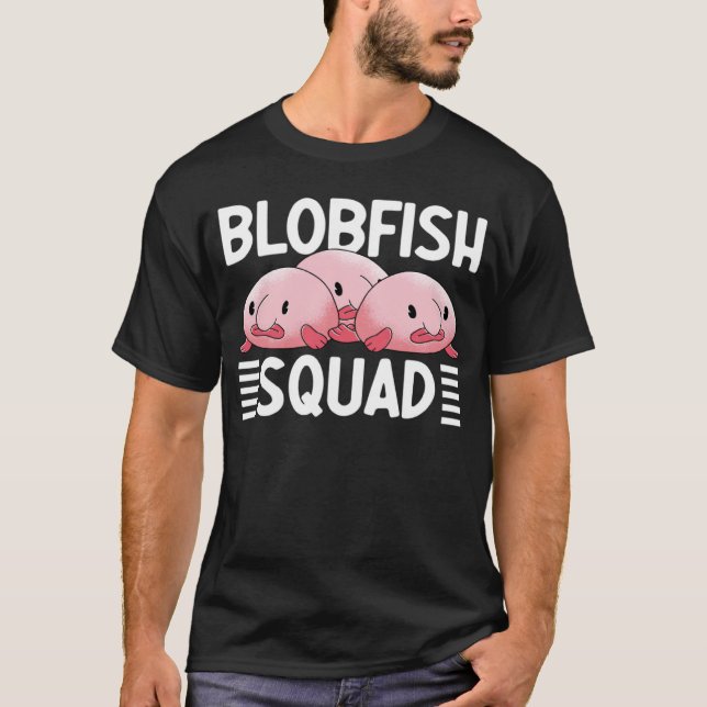 Camiseta Blobfish Squad Blobfish Blowfish Sea Creatividad (Anverso)