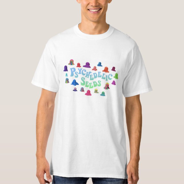 Camiseta Blobs psicodélicos de Bex Ilsley (Anverso)