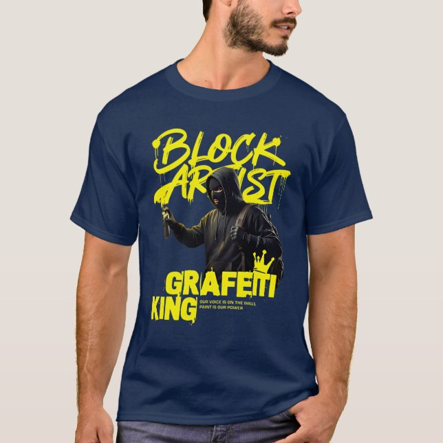 Camiseta Block Artist – Graffiti King Tee (Anverso)
