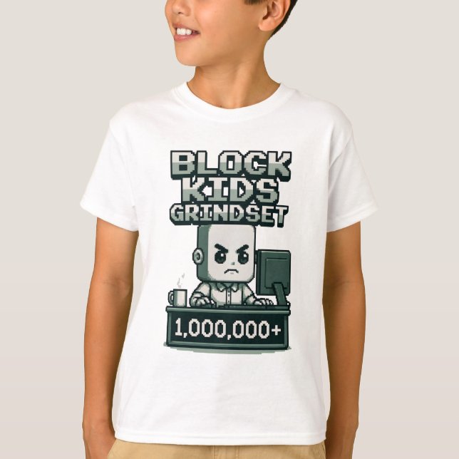 CAMISETA BLOCK KIDS GRINDSET (Anverso)