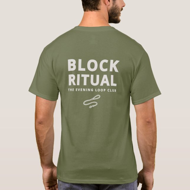 Camiseta Block Ritual Evening Loop Dog Owner Club T-Shirt (Reverso)