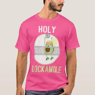 Camiseta Blockamole Funny Volleyball Block Aguacate n G