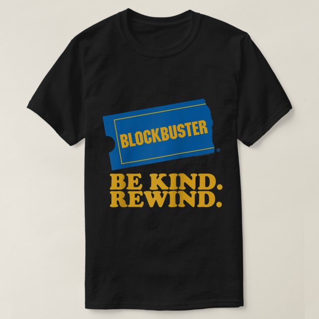 Camiseta Blockbuster Be Kind Rewind Raglan (Diseño del anverso)