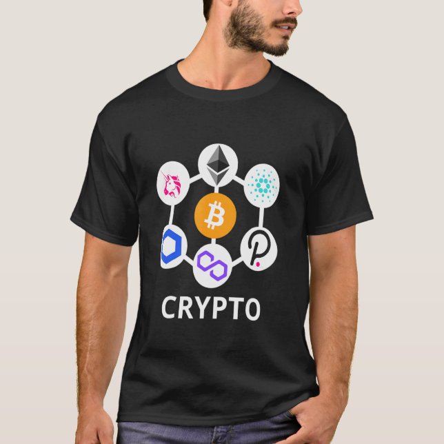 Camiseta Blockchain Criptocurrency Bitcoin Hodl Crypto Altc (Anverso)