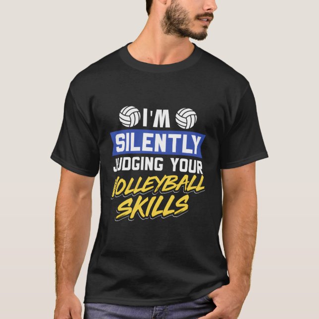 Camiseta Blocker Spiker Estoy Juzgando Silenciosamente Tu V (Anverso)