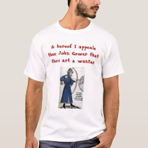 Camiseta Blog de Chaucer: Gower = Wankere