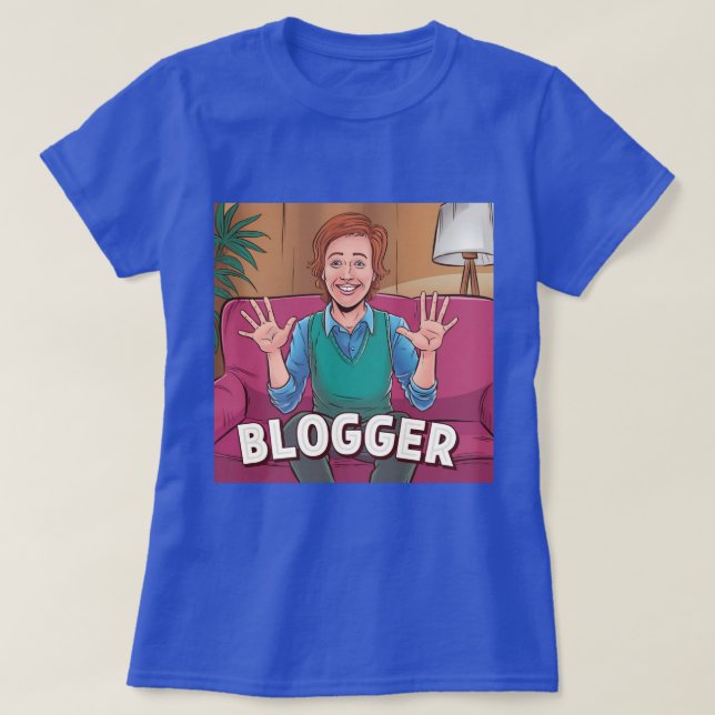 Camiseta Blogger Career T-Shirt (Diseño del anverso)