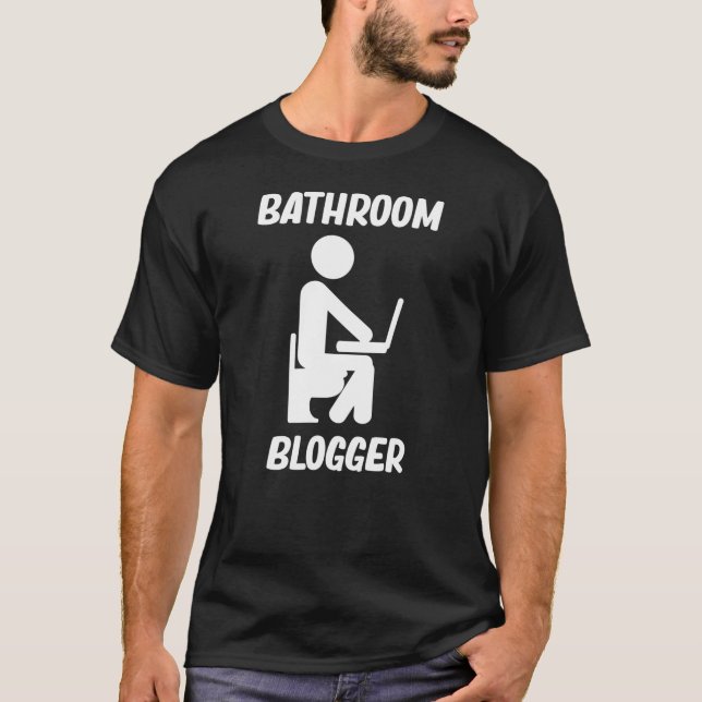 Camiseta Blogger de baño (Anverso)