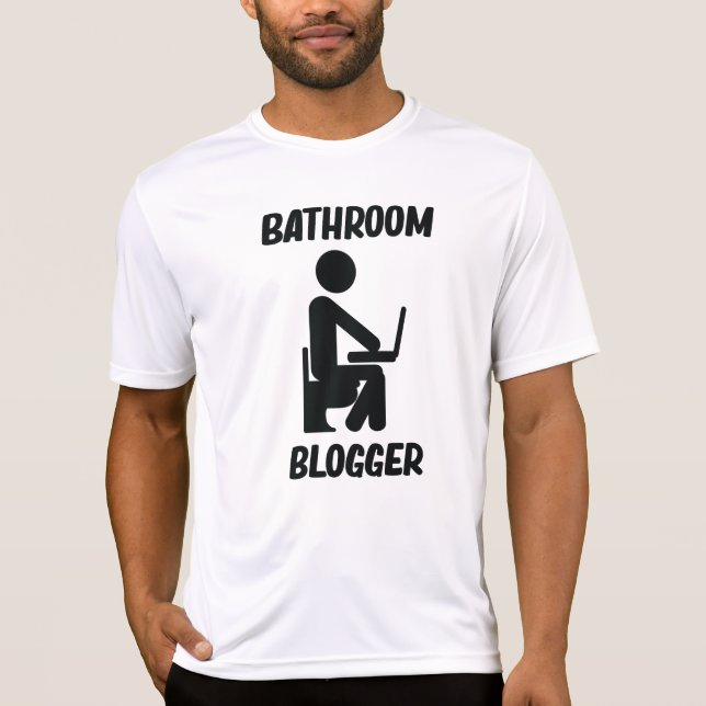 Camiseta Blogger de baño (Anverso)