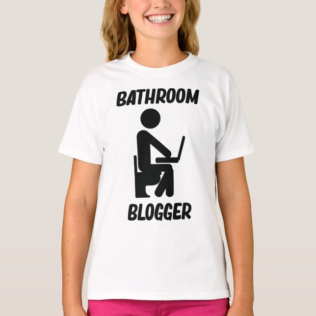 Camiseta Blogger de baño (Anverso)