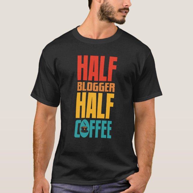 Camiseta Blogger For Coffee (Anverso)