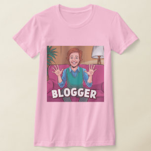 Camiseta Blogger Pink T-Shirt