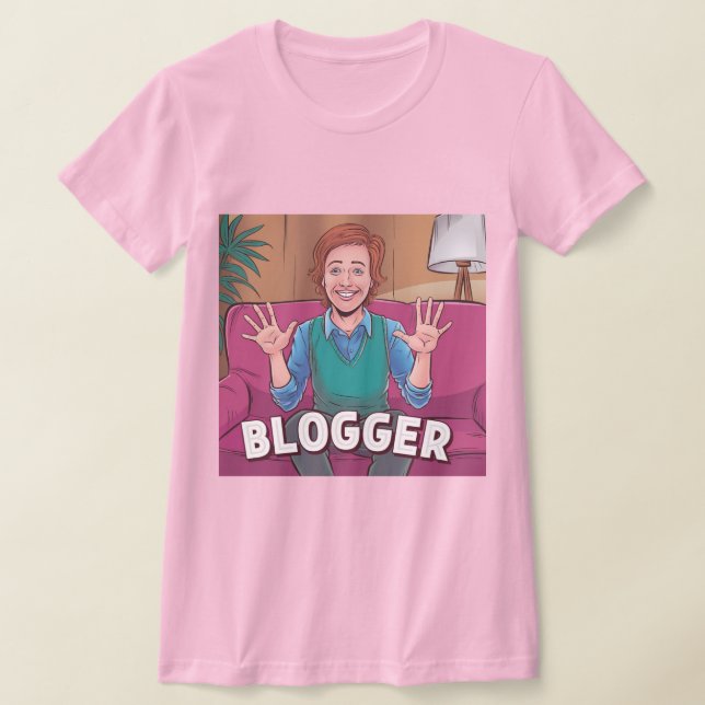 Camiseta Blogger Pink T-Shirt (Distribución)