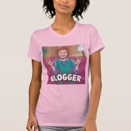 Camiseta Blogger Pink T-Shirt