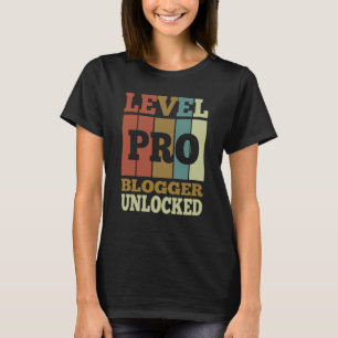 Camiseta Blogger Pro Unlocked Vintage Style Único