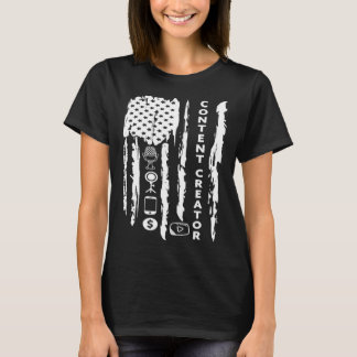 Camiseta Bloguero creador de contenido influenciar a Améric