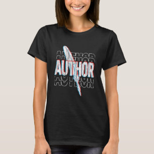 Camiseta Bloguero escribiendo autor periodista de blogs aut
