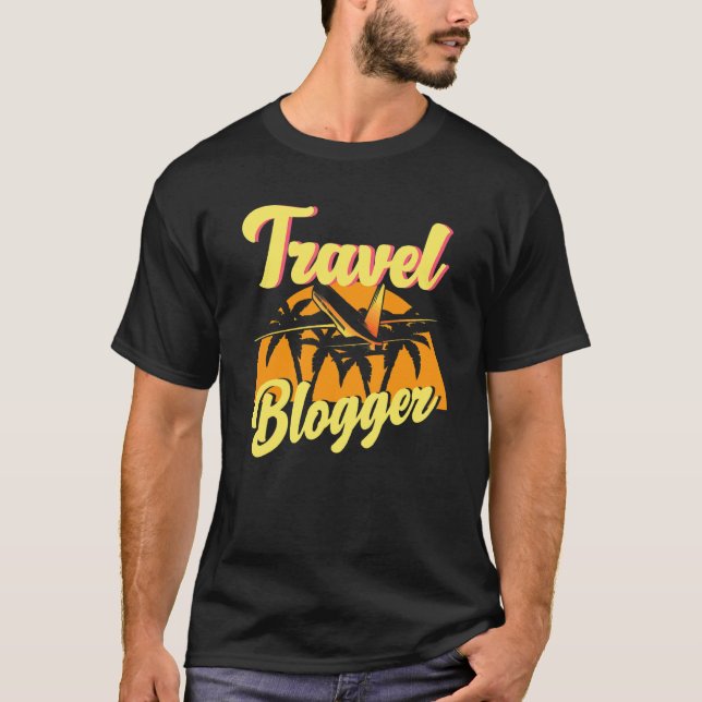 Camiseta Bloguero viajero blog Wanderlust T (Anverso)