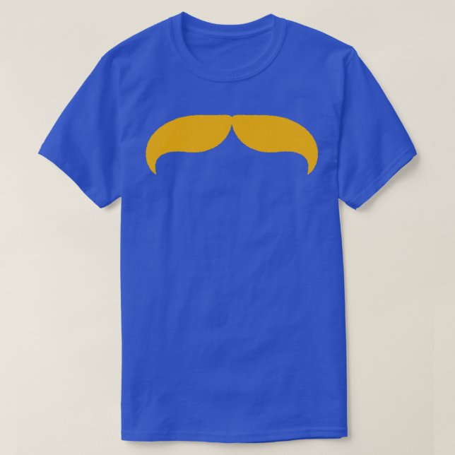 Camiseta Blond Mustache (Diseño del anverso)