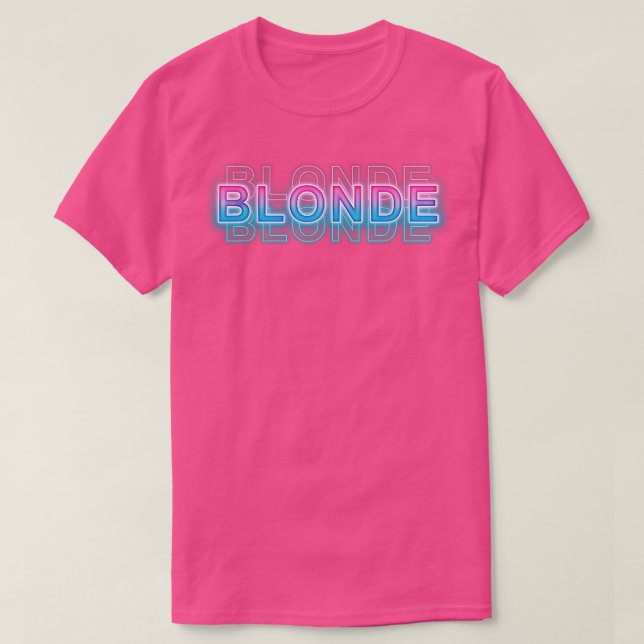 Camiseta Blonde (Diseño del anverso)
