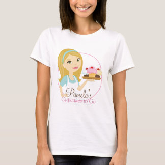 Camiseta Blonde Baker Cupcake D12 T-Shirt Design 1