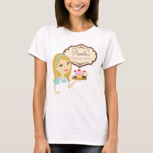 Camiseta Blonde Baker Cupcake D12 T-Shirt Design 3