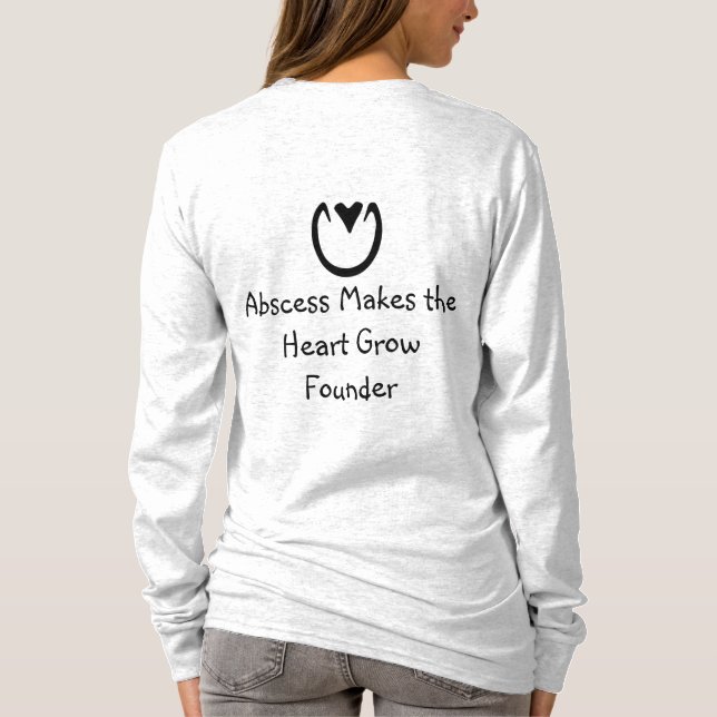Camiseta Blonde & Broke - Humor más fresco (Reverso)