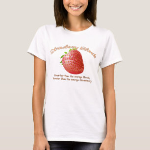 Camiseta Blonde de la fresa