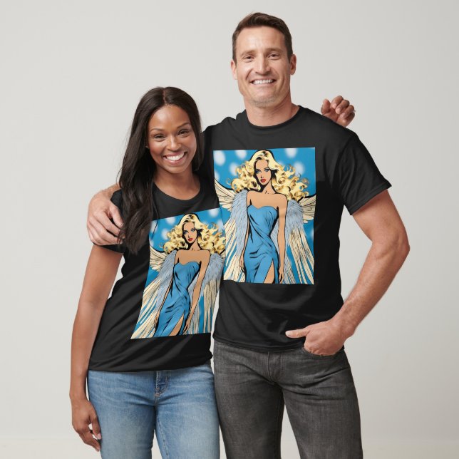 Camiseta Blonde elegant Angel Art (Unisexo)