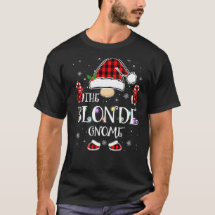 Camiseta Blonde Gnome Buffalo Navidades de la familia Pajam
