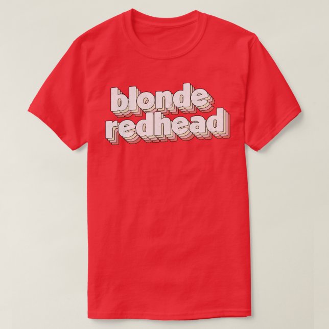 Camiseta Blonde Redhead (Diseño del anverso)