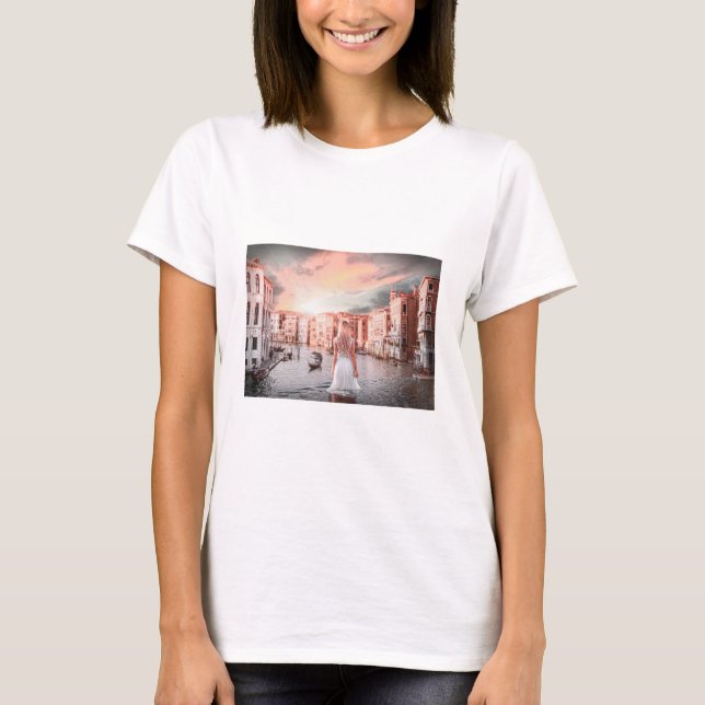 Camiseta Blondie En La Venecia Romántica (Anverso)