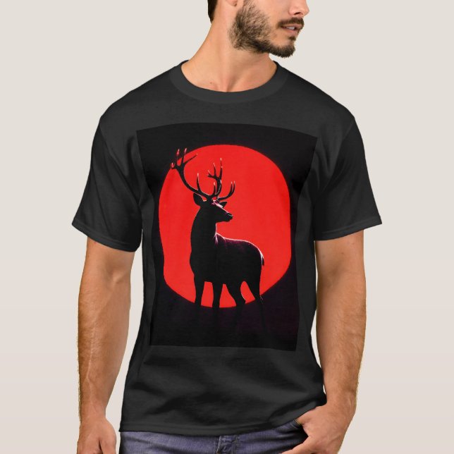 Camiseta Blood Moon Deer (Anverso)