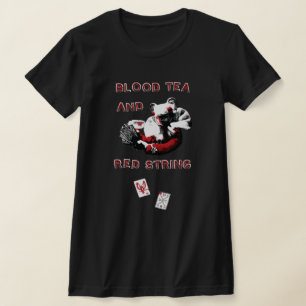Camiseta Blood Tea and Red String - Slim de Mujer