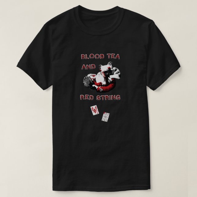 Camiseta Blood Tea & Red String - Diseño más pequeño - TODO (Diseño del anverso)