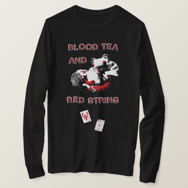 Camiseta Blood Tea y Red String Manga Larga (Anverso del diseño)