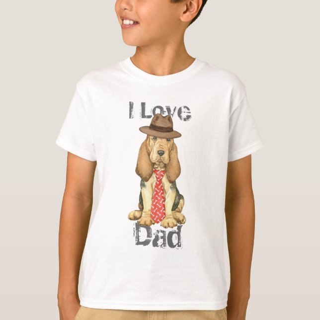 Camiseta Bloodhound Dad (Anverso)