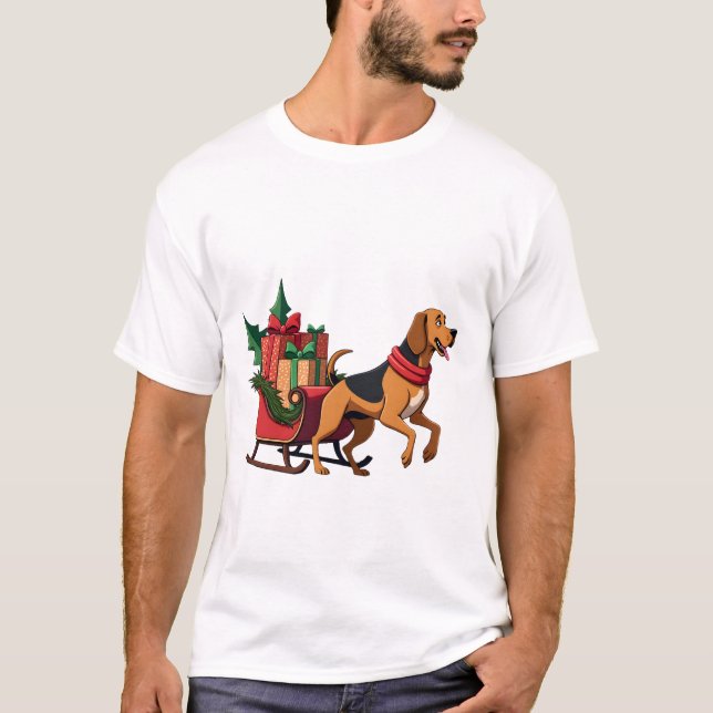 Camiseta Bloodhound Sleigh Puller (Anverso)