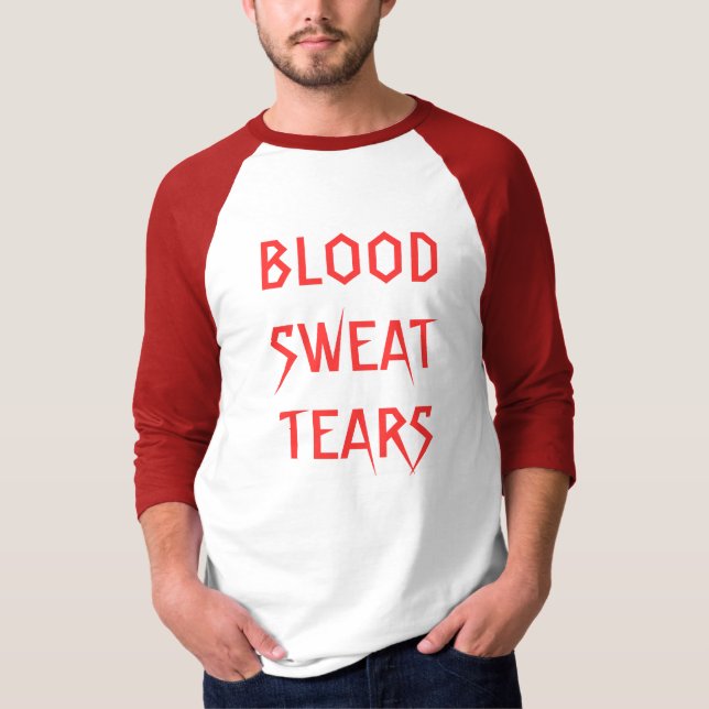 Camiseta BLOODSWEATTEARS - Modificado para requisitos (Anverso)