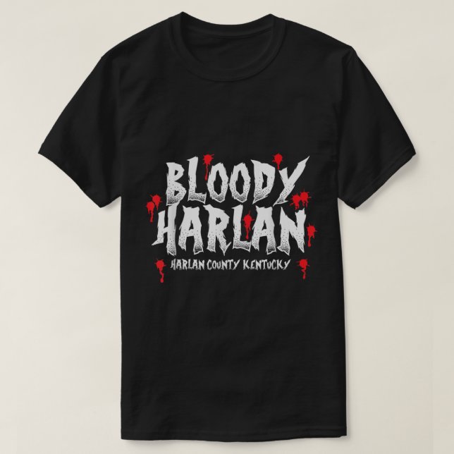 Camiseta Bloody Harlan County Ky (Diseño del anverso)